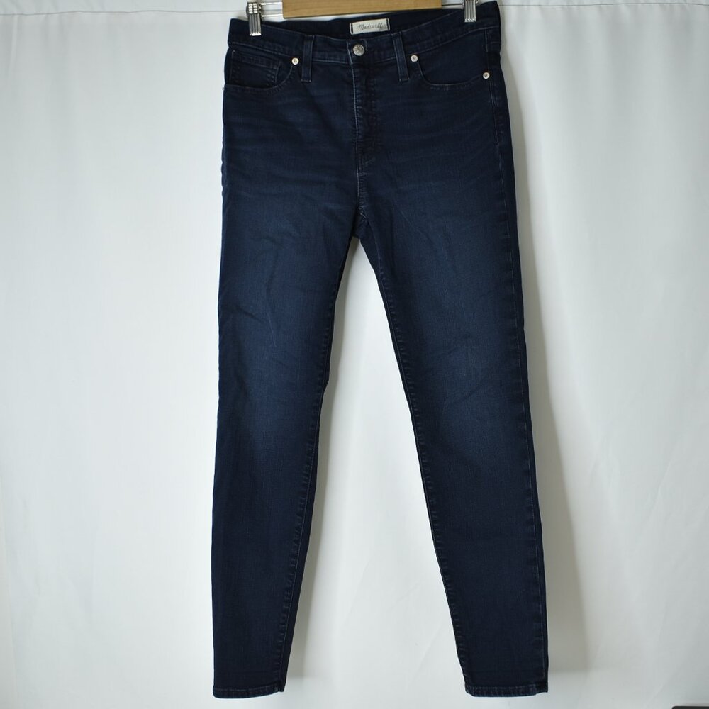 Madewell Women's Jeans 9" High Rise Skinny Dark Wash Denim Stretch